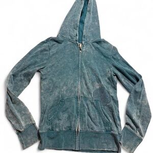 Billabong Teal Zip-Up Hoodie